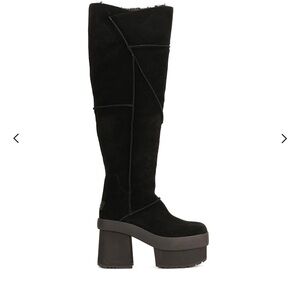 Ugg New Heights Platform Xtra Women's Black Knee-High Boots